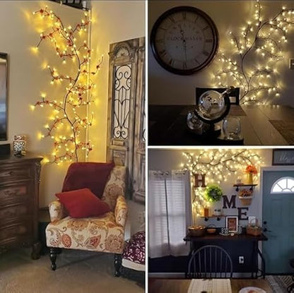 Glanciety Enchanted Willow Vine Lights led Tree Branch Light for Decoration Light Decoration at Home, Bedroom, Wall, Living Room