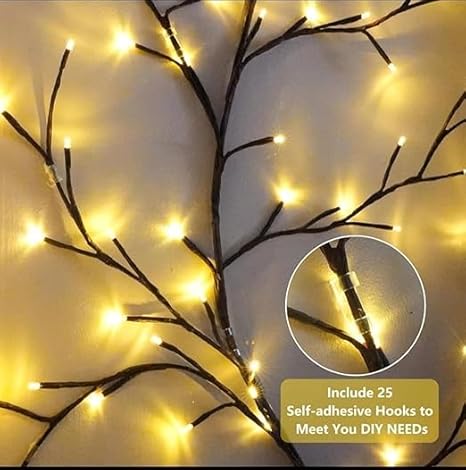 Glanciety Enchanted Willow Vine Lights led Tree Branch Light for Decoration Light Decoration at Home, Bedroom, Wall, Living Room